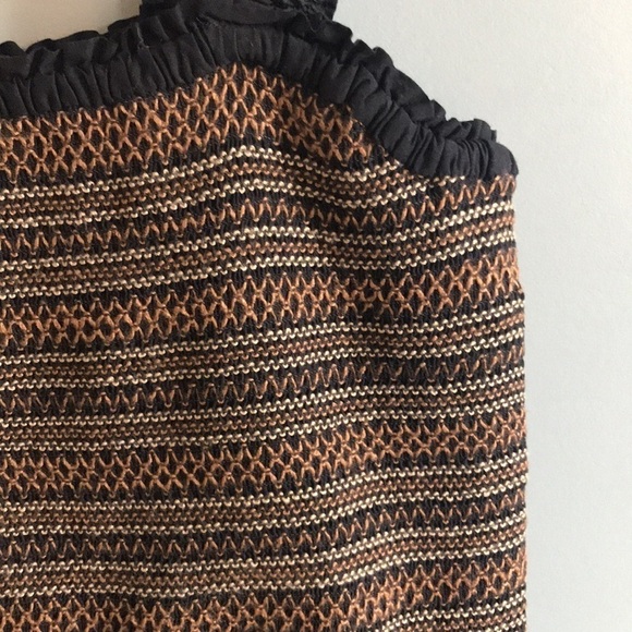 J.Crew Factory smocked flutter strap tiered sundress.  M. Boho western country - Picture 3 of 11